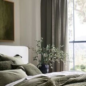 Pottery Barn Belgian Flax Linen Blackout Curtains